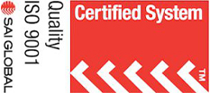 Certified ISO 9001 QA